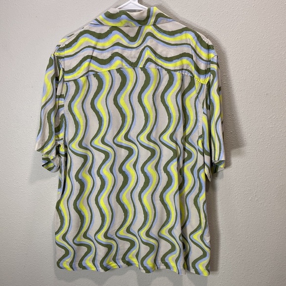 Zara electric eclectic shirt button up‎ shirt sleeve - Picture 5 of 9